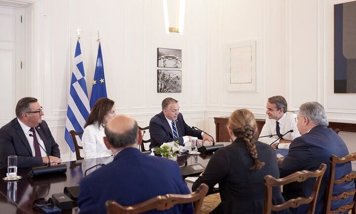 Κυρ. Μητσοτάκης: Συνάντηση με το ΔΣ της Παγκόσμιας Διακοινοβουλευτικής Ένωσης Ελληνισμού