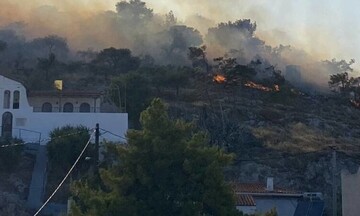  Τρεις πυρκαγιές στη Σαλαμίνα
