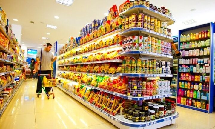 Ανάπτυξη 0,9% στο λιανεμπόριο τροφίμων από τις αυξημένες τιμές
