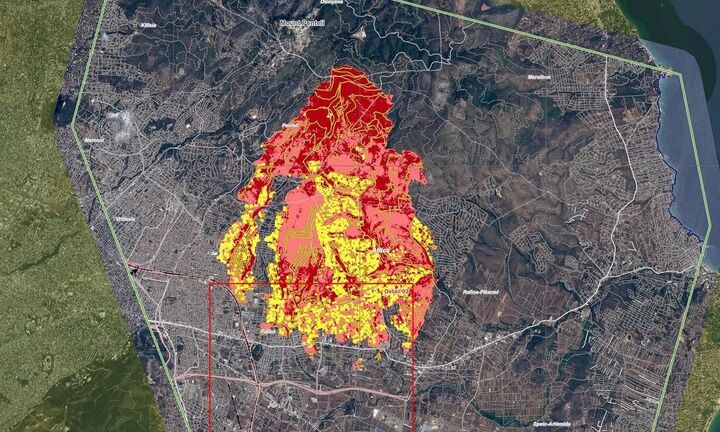   Πεντέλη: Κάηκαν 27.817 στρέμματα - Ενεργοποιήθηκε το Copernicus για την Δαδιά