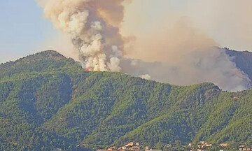 Ενισχύονται οι πυροσβεστικές δυνάμεις για την κατάσβεση της πυρκαγιάς στη Θάσο