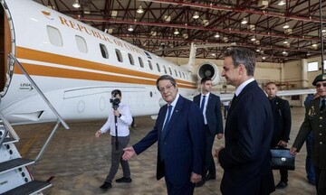  Παραδόθηκε στην Κυπριακή Δημοκρατία το αεροσκάφος που δώρισε η Ελληνική Κυβέρνηση