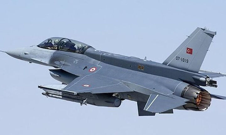 Νέες υπερπτήσεις τουρκικών F-16 σε Αγαθονήσι και Ανθρωποφάγους