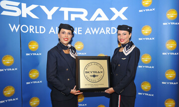 AEGEAN: Διάκριση ως η «Καλύτερη Περιφερειακή Αεροπορική Εταιρεία στην Ευρώπη» στα Skytrax 