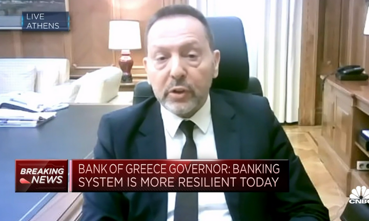 Γ. Στουρνάρας στο CNBC: δεν θα υπάρξει πρόβλημα στο ελληνικό ή στο ευρωπαϊκό τραπεζικό σύστημα