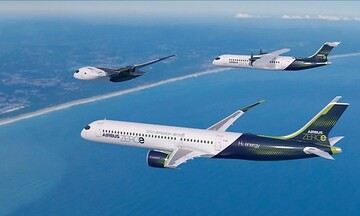 Η Airbus ποντάρει στα υδρογονοκίνητα αεροπλάνα και όχι στα ηλεκτρικά