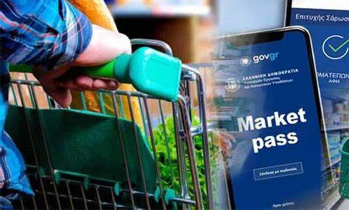 Market Pass: Ξεκίνησε η πληρωμή της δόσης του Ιουνίου για 645.000 δικαιούχους με άυλη ψηφιακή κάρτα