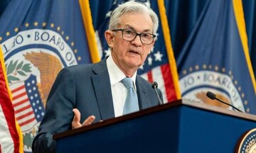 Άφησε σταθερά τα επιτόκια η Fed - Πάουελ: Θα τα αυξήσουμε περαιτέρω εάν αυτό κριθεί αναγκαίο