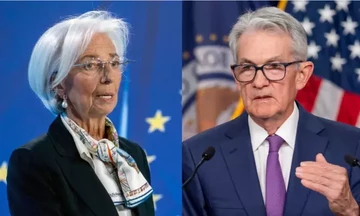 Σε διαφορετική τροχιά ΕΚΤ και Fed για τα επιτόκια την ερχόμενη εβδομάδα